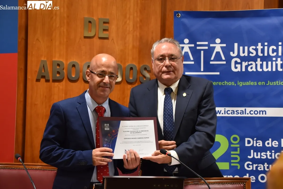 El Colegio de la Abogacía de Salamanca en su denuncia a la crítica situación del Turno de Oficio. Fotos de Miguel González