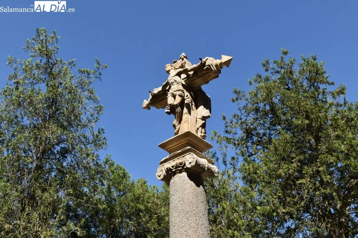 Restauración del crucero de San Cebrián. Fotos de Miguel González