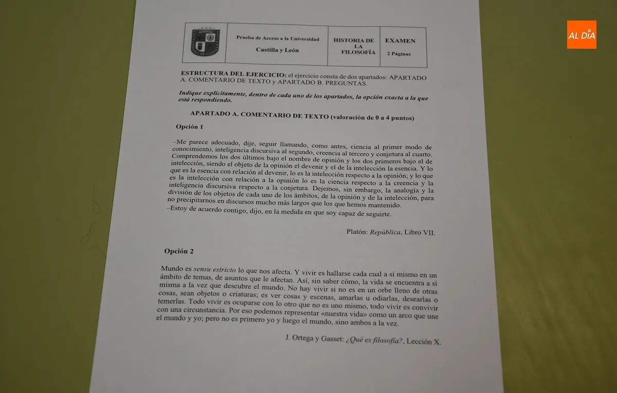 Foto 6 - Siete estudiantes toman parte en Ciudad Rodrigo en la convocatoria extraordinaria de la Selectividad