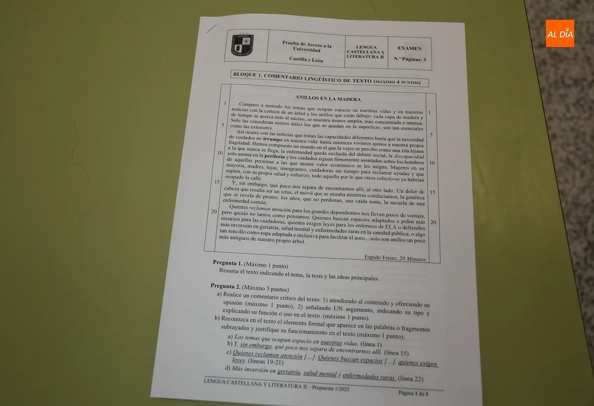 Foto 4 - Siete estudiantes toman parte en Ciudad Rodrigo en la convocatoria extraordinaria de la Selectividad