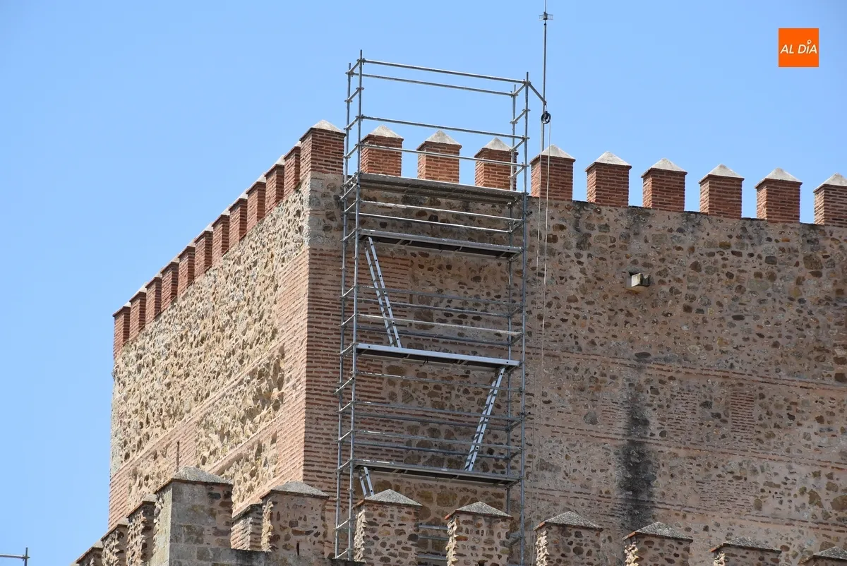Foto 2 - La Torre del Homenaje y la muralla centralizan la nueva intervenci&oacute;n de mejora en el Parador