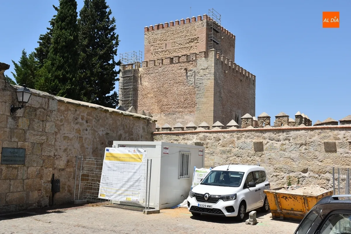 Foto 6 - La Torre del Homenaje y la muralla centralizan la nueva intervenci&oacute;n de mejora en el Parador