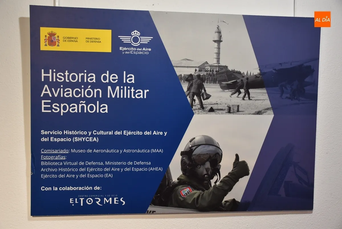 Foto 2 - La historia de la Aviaci&oacute;n Militar Espa&ntilde;ola es repasada en im&aacute;genes en la Casa de la Cultura