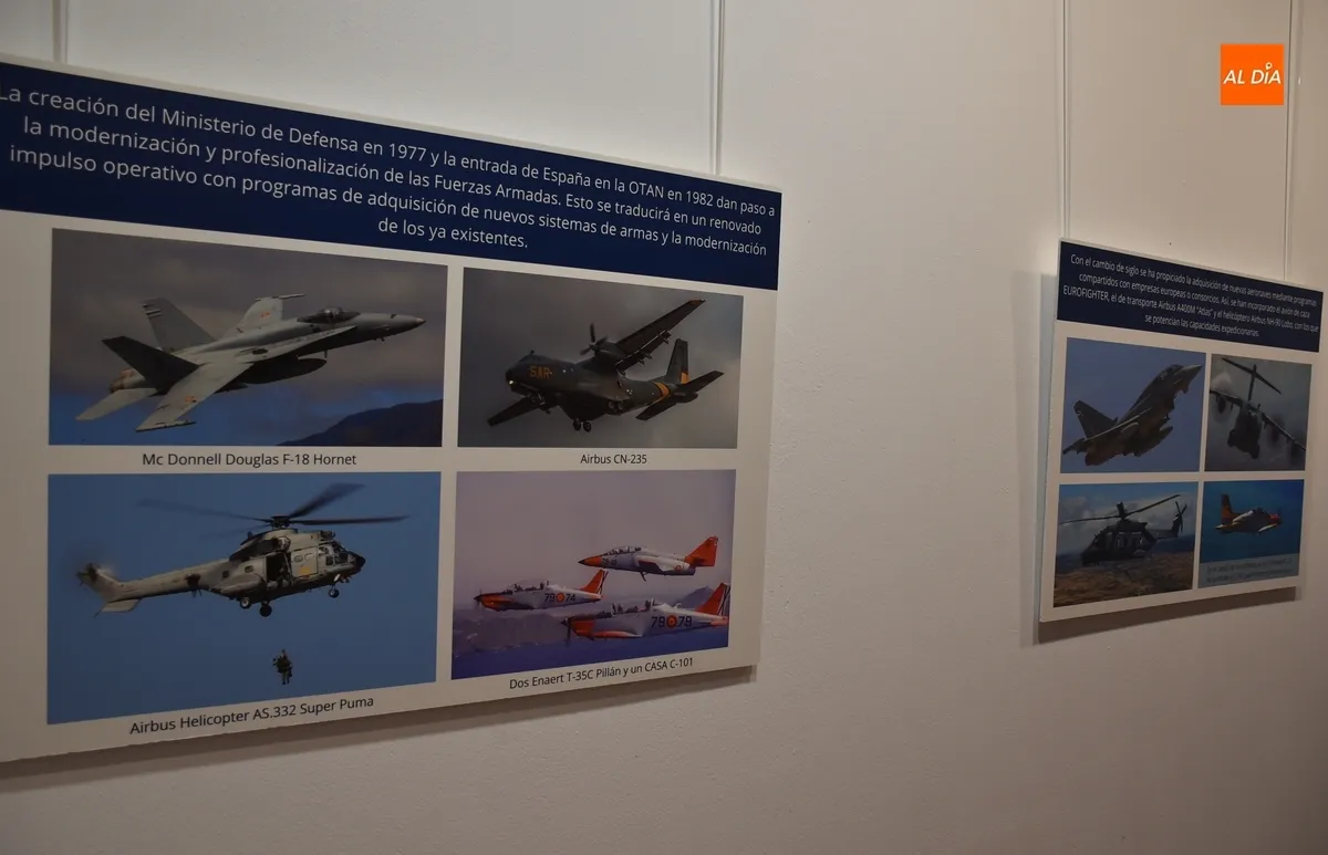 Foto 10 - La historia de la Aviaci&oacute;n Militar Espa&ntilde;ola es repasada en im&aacute;genes en la Casa de la Cultura