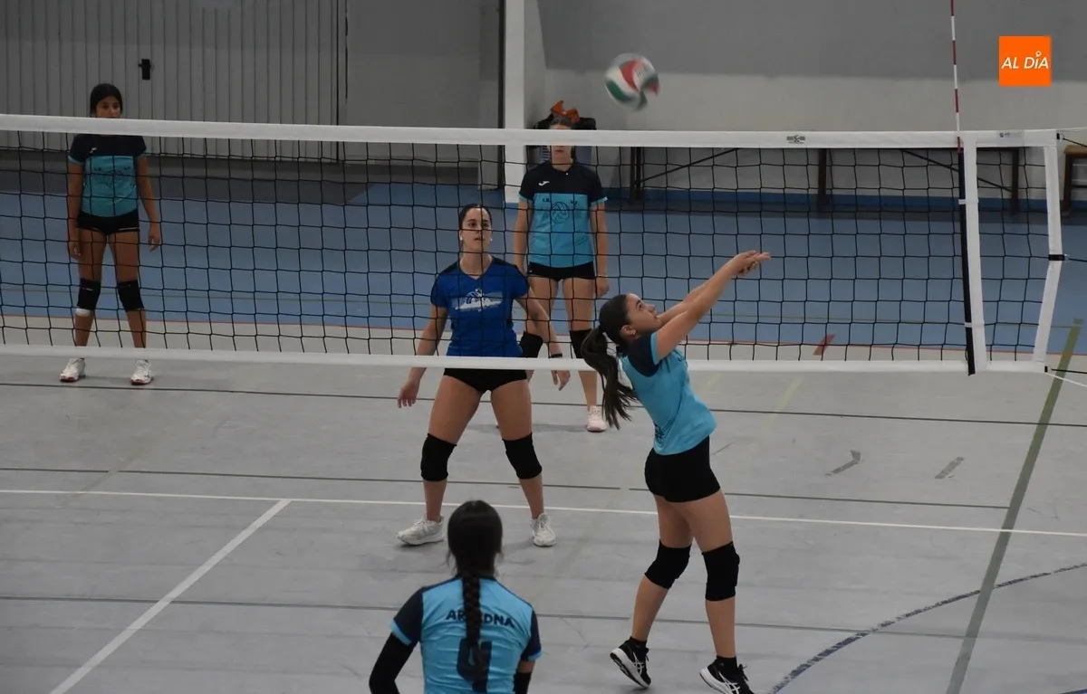 Foto 3 - El equipo con amplia representaci&oacute;n de Fuenteguinaldo se lleva el 4&ordm; Torneo de Voleibol Femenino