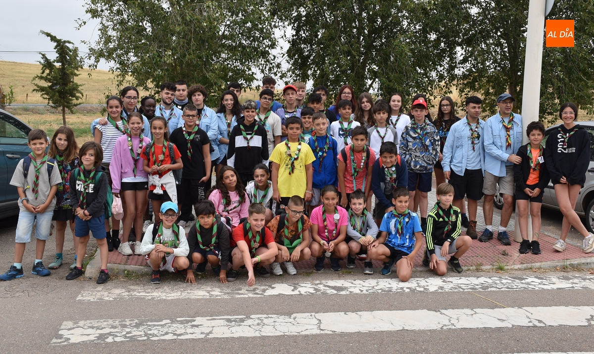 El Grupo Scout Kennedy se marcha de campamento estival al Bardal de Navasfrías