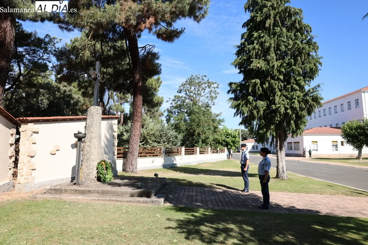 José Ignacio Ruiz de Eguilaz toma posesión como nuevo jefe de la Base Aérea de Matacán. Fotos de David Sañudo