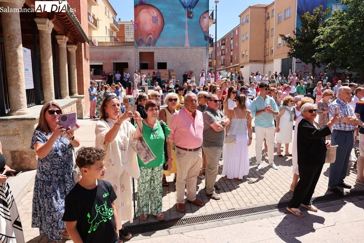 Procesión en honor a la patrona en Santa Marta de Tormes. Fotos de David Sañudo 