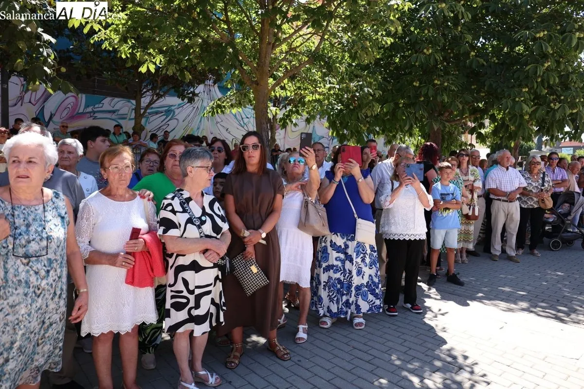 Procesión en honor a la patrona en Santa Marta de Tormes. Fotos de David Sañudo 