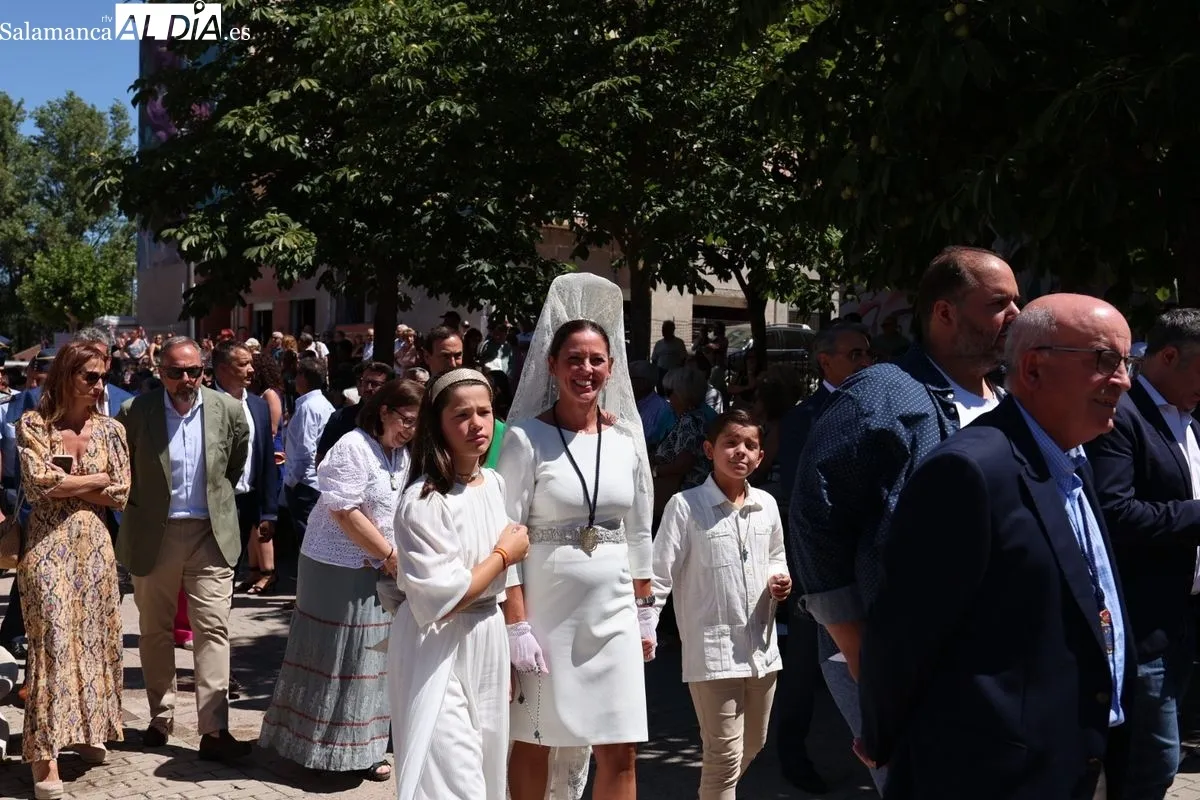 Procesión en honor a la patrona en Santa Marta de Tormes. Fotos de David Sañudo 