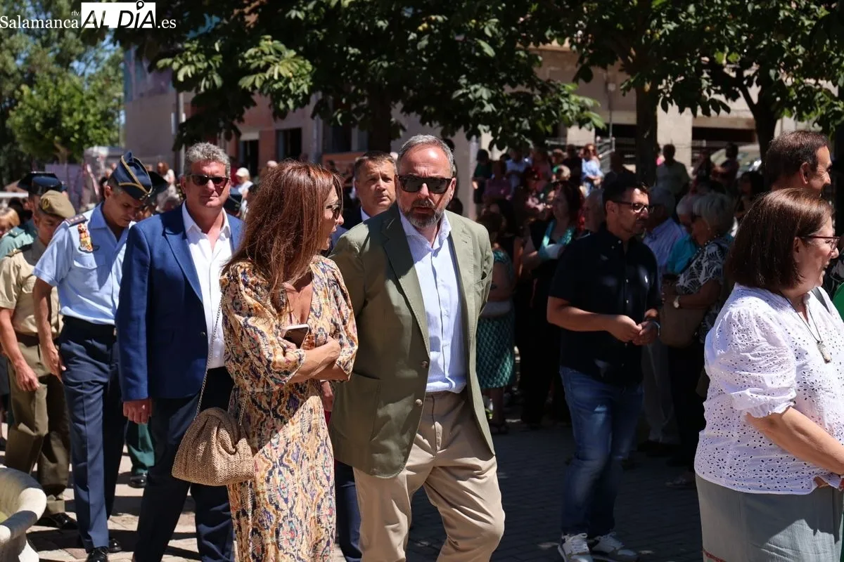 Procesión en honor a la patrona en Santa Marta de Tormes. Fotos de David Sañudo 