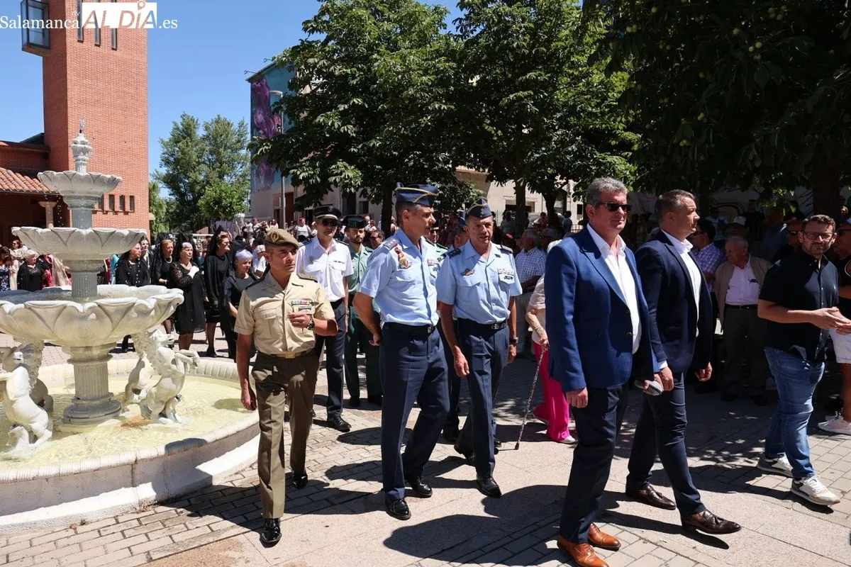 Procesión en honor a la patrona en Santa Marta de Tormes. Fotos de David Sañudo 