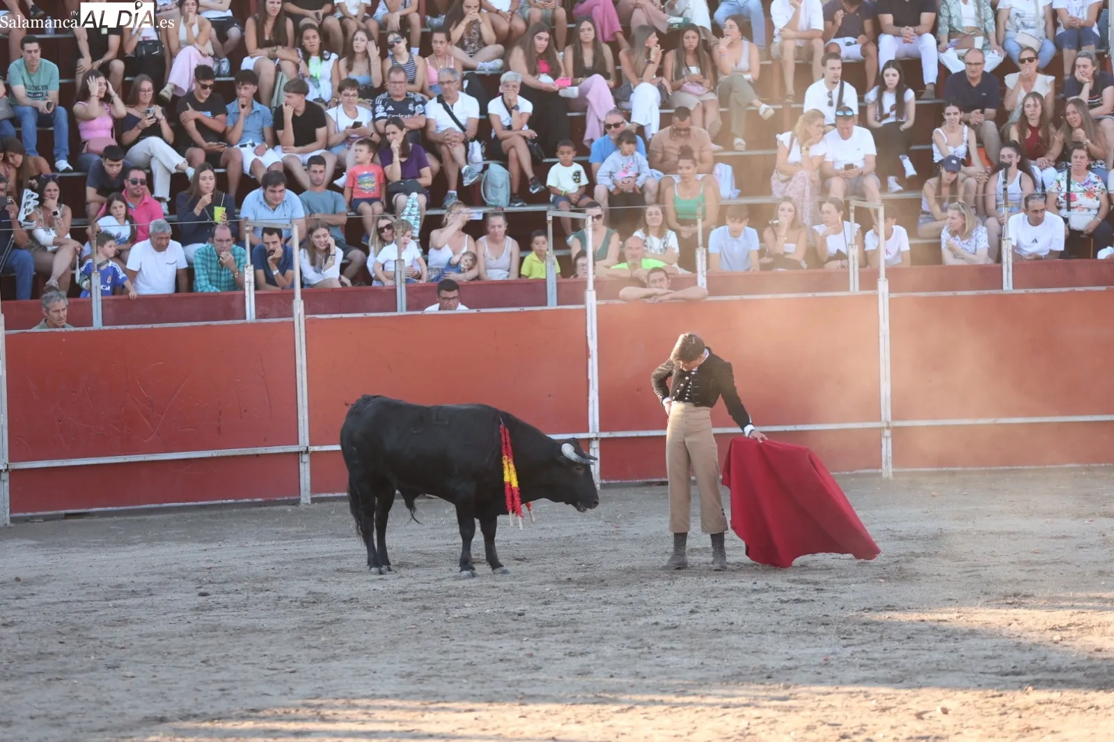 Foto 2 - &Eacute;xito en Santa Marta con la clase pr&aacute;ctica de la Escuela de Tauromaquia de Salamanca