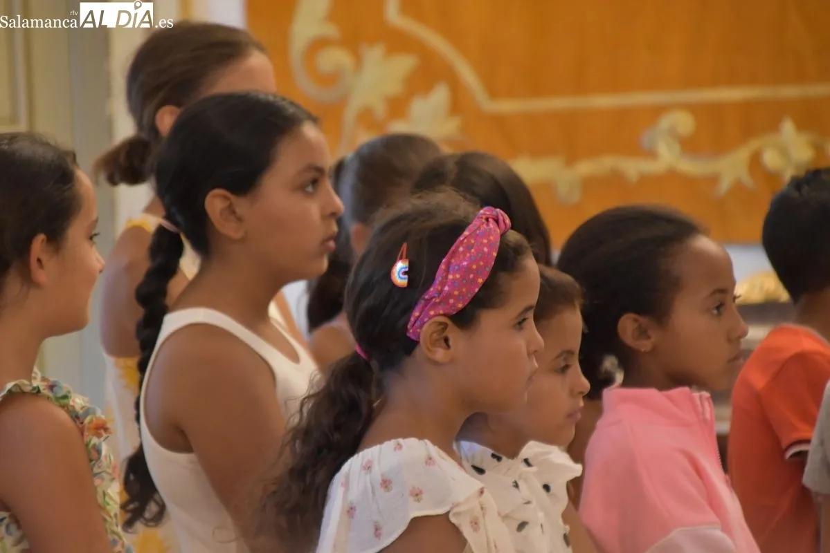 Recepción de los niños saharauis del programa 