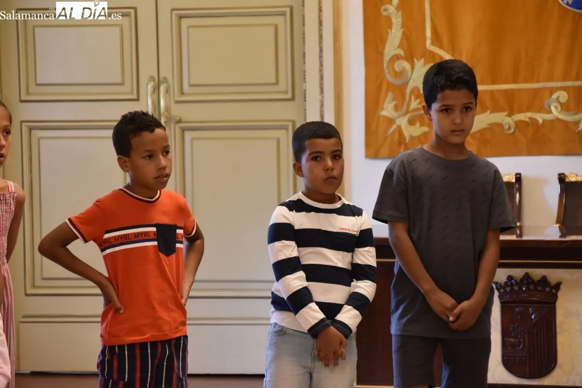 Recepción de los niños saharauis del programa 