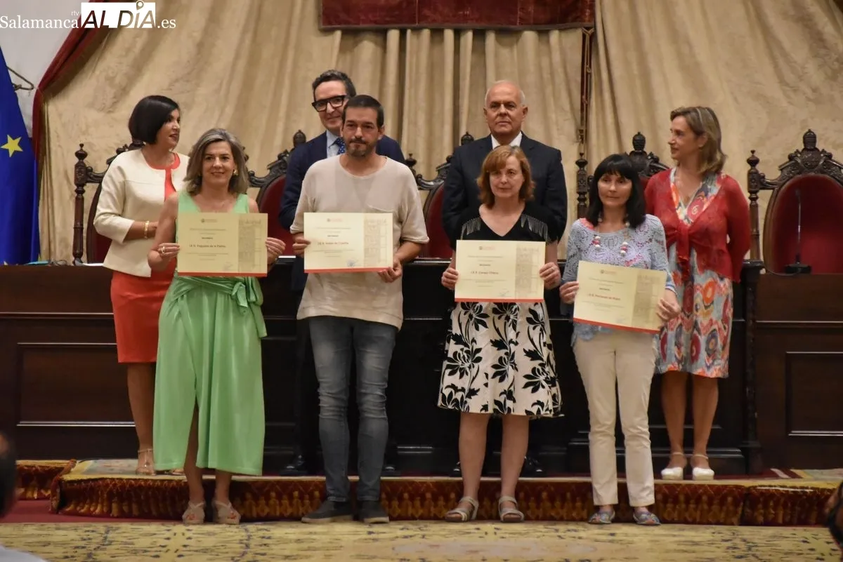 Reconocimiento a los 100 mejores notas de la PAU. Fotos de Miguel González