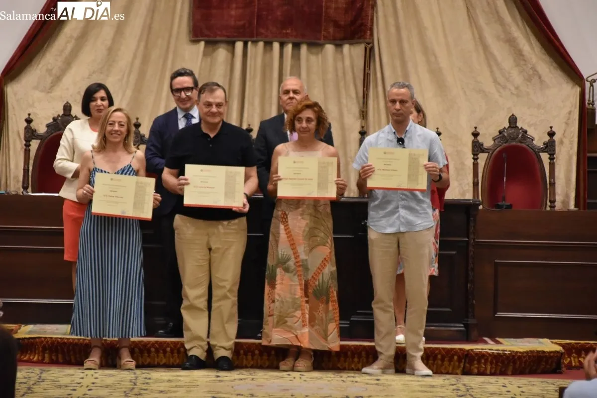 Reconocimiento a los 100 mejores notas de la PAU. Fotos de Miguel González