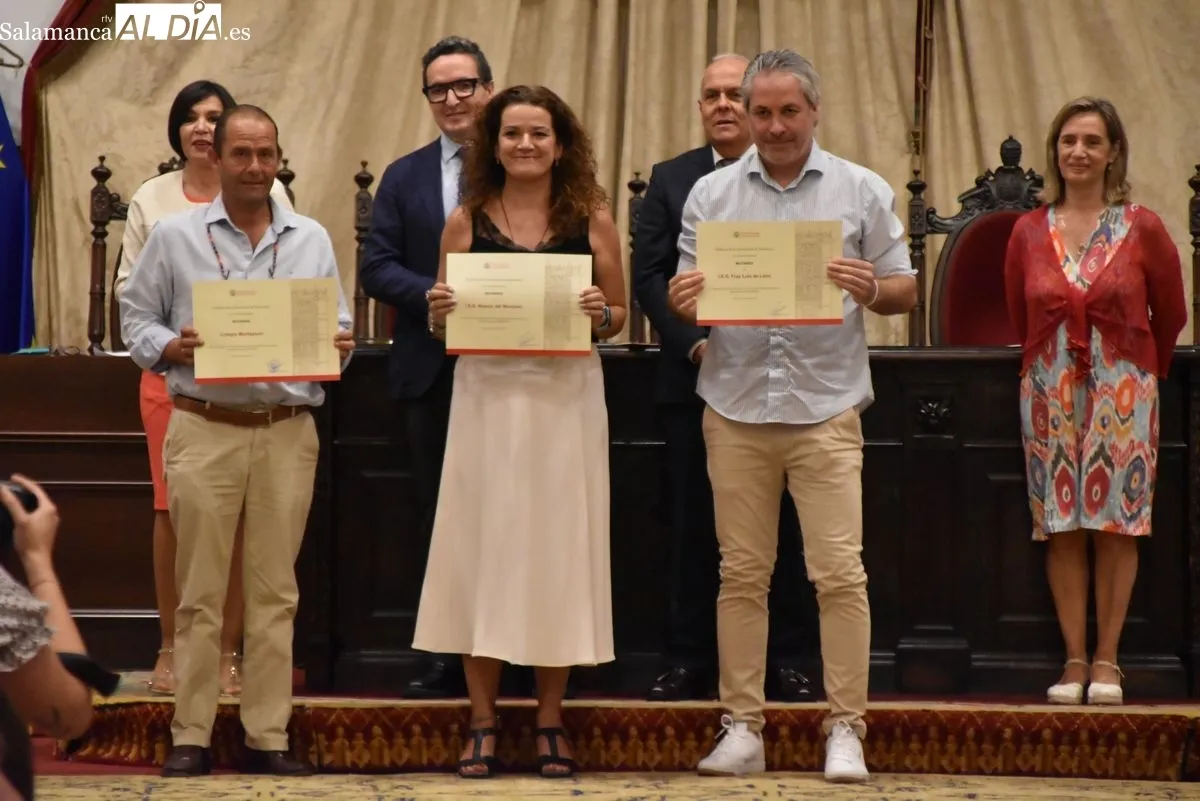 Reconocimiento a los 100 mejores notas de la PAU. Fotos de Miguel González