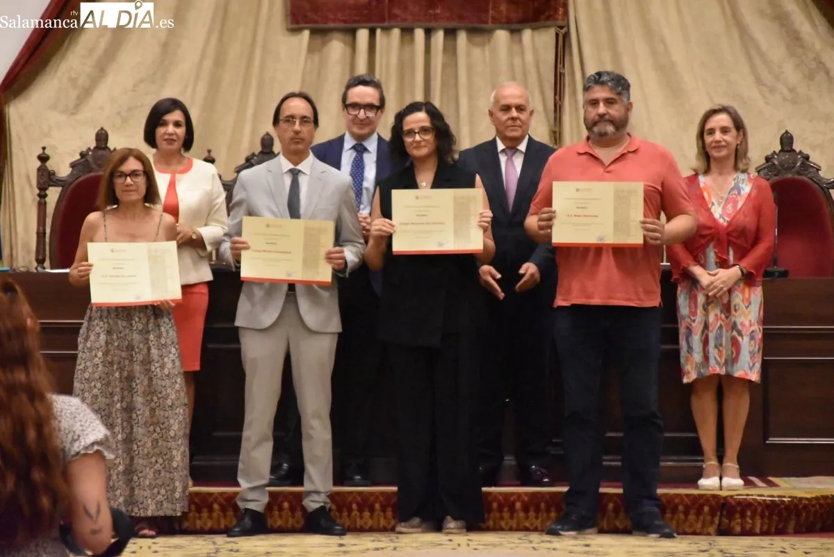 Reconocimiento a los 100 mejores notas de la PAU. Fotos de Miguel González