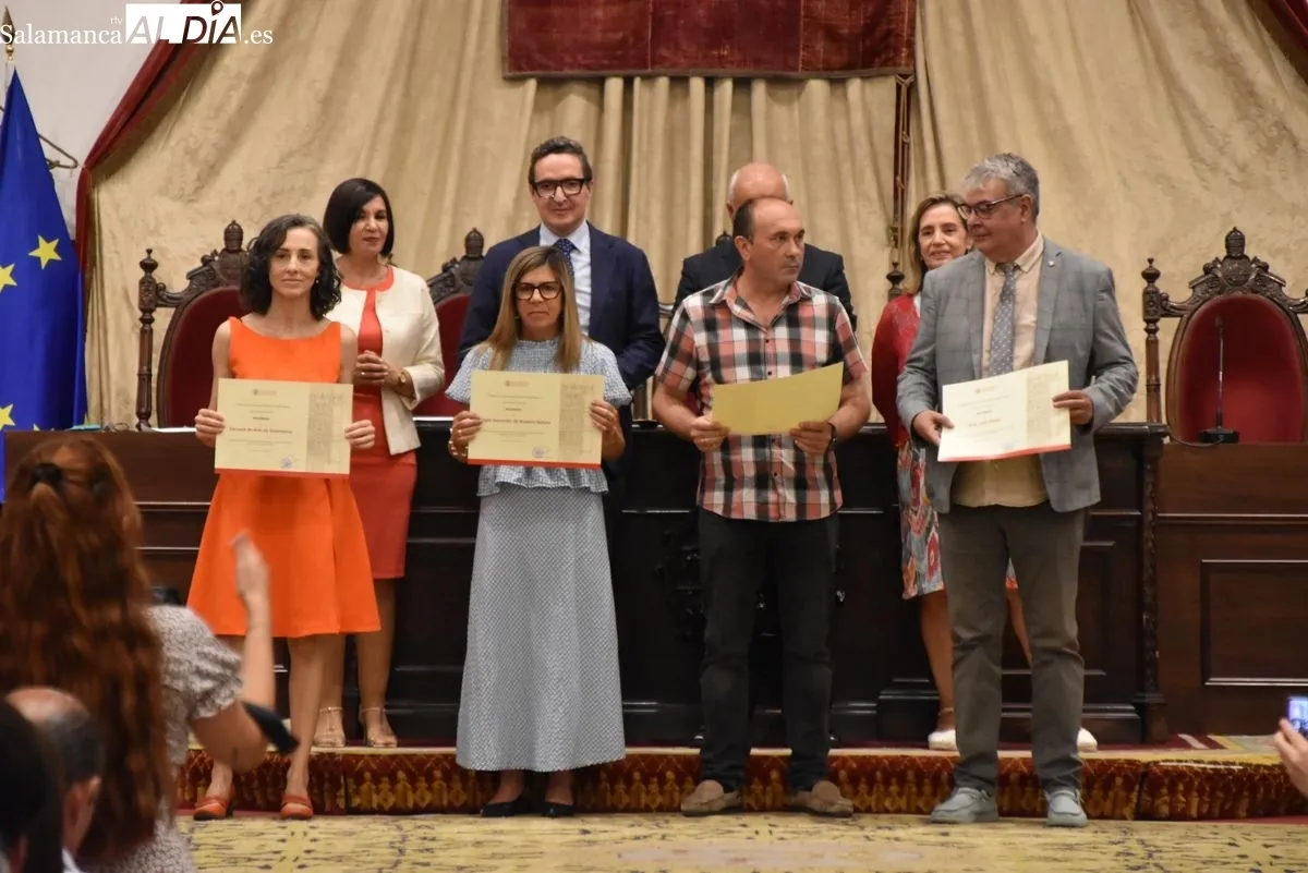 Reconocimiento a los 100 mejores notas de la PAU. Fotos de Miguel González