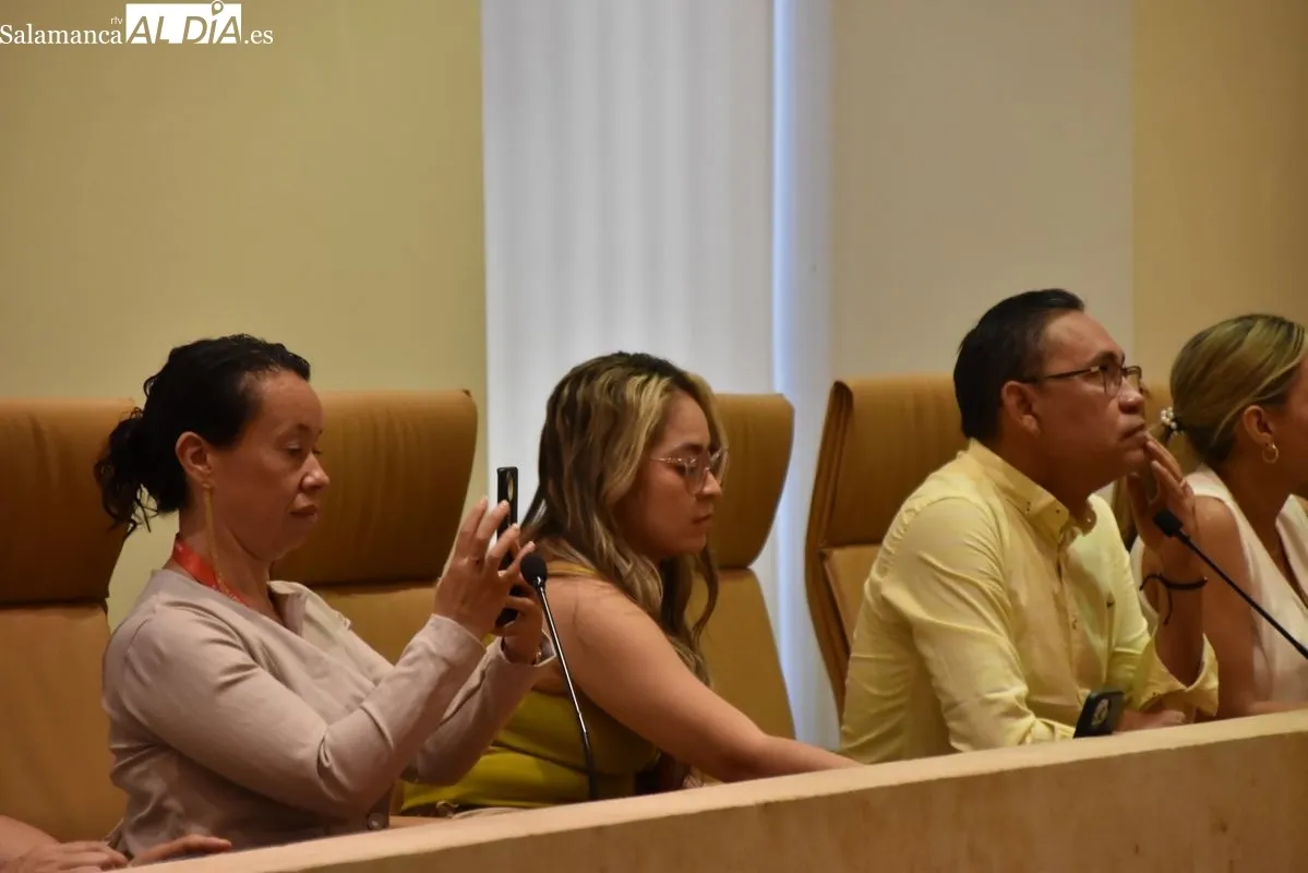 Recepción en el Ayuntamiento de Salamanca por el concejal de educación Luís Sánchez 