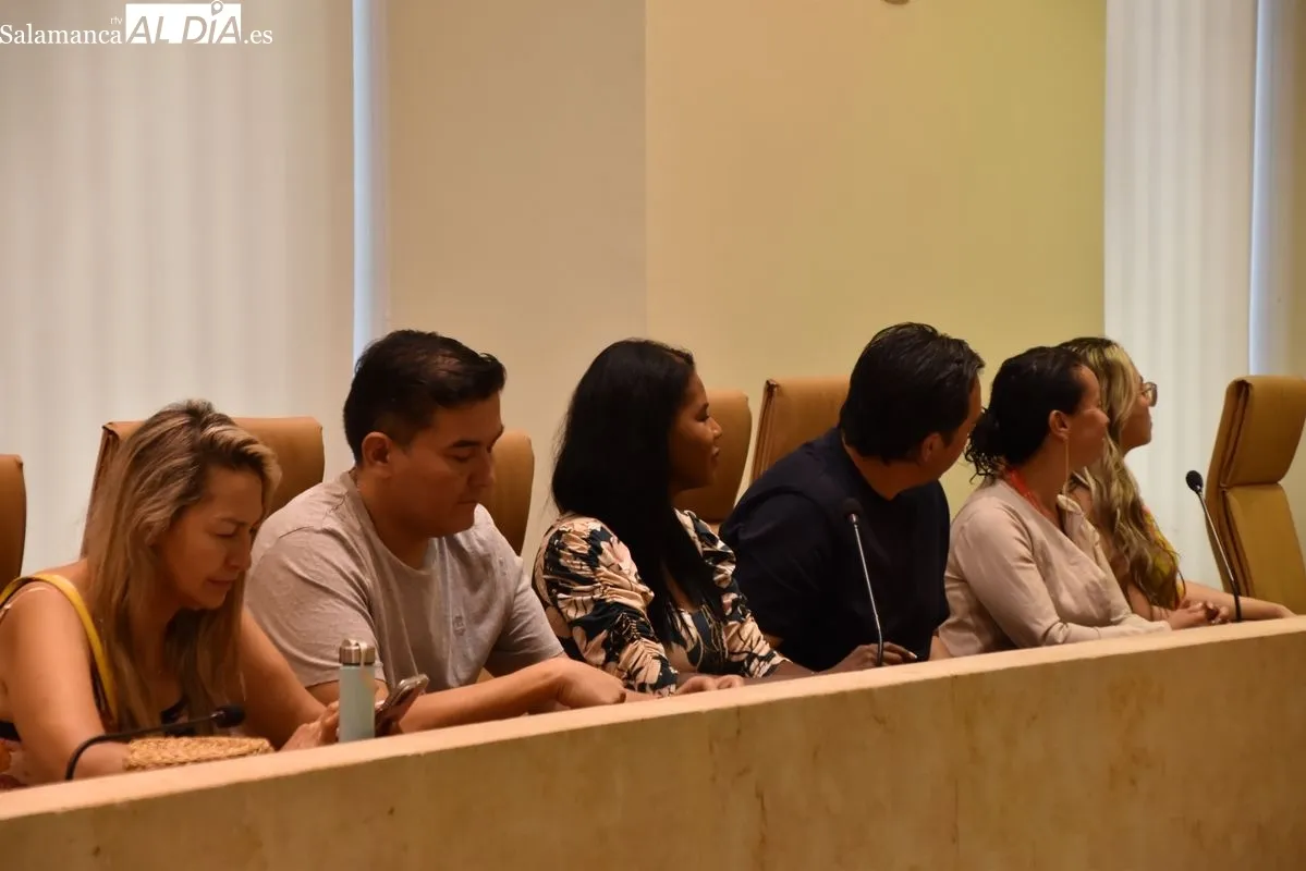Recepción en el Ayuntamiento de Salamanca por el concejal de educación Luís Sánchez 