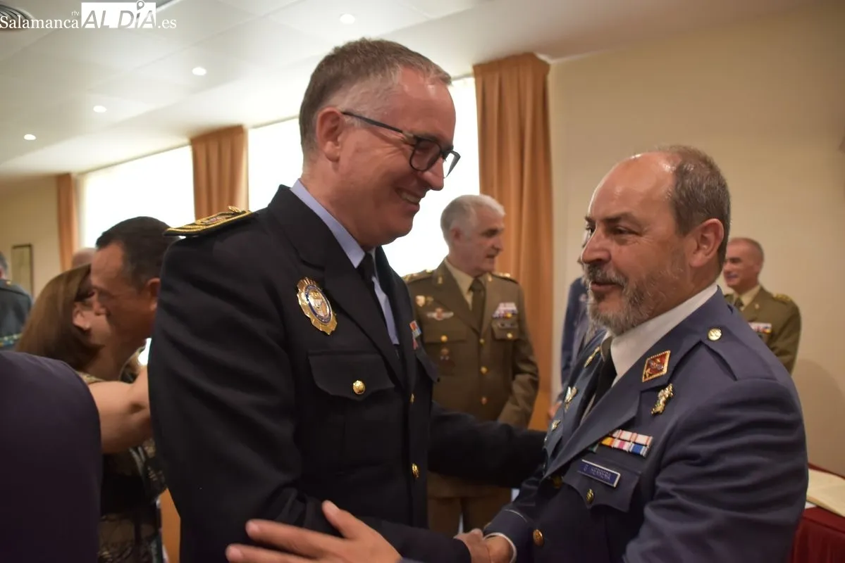 Toma de posesión del coronel José Gallo Rosales como Subdelegado de Defensa en Salamanca. Fotos de Miguel González