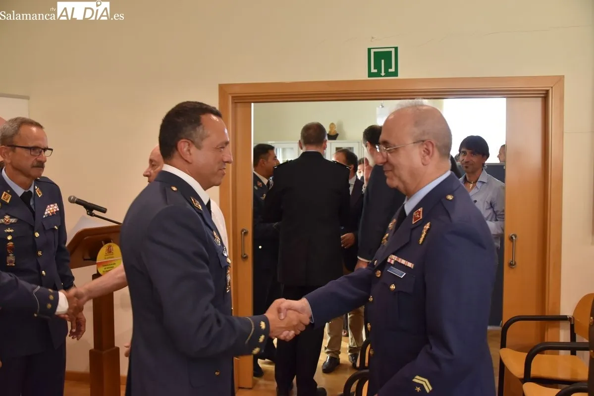 Toma de posesión del coronel José Gallo Rosales como Subdelegado de Defensa en Salamanca. Fotos de Miguel González