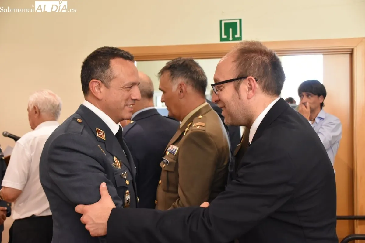 Toma de posesión del coronel José Gallo Rosales como Subdelegado de Defensa en Salamanca. Fotos de Miguel González