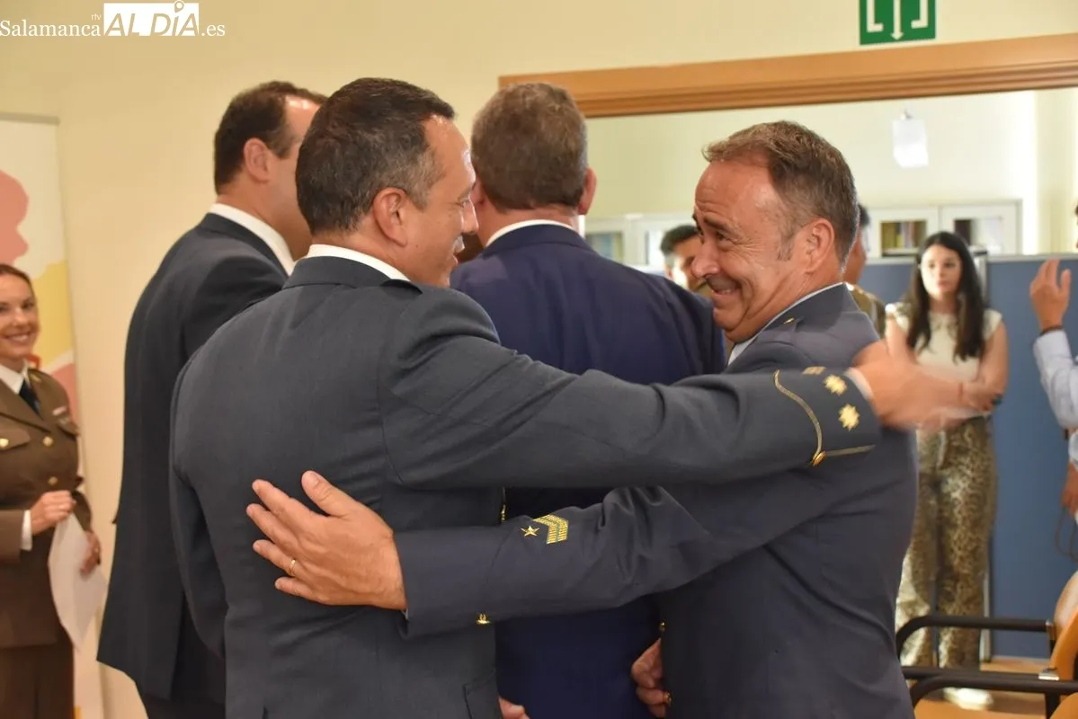 Toma de posesión del coronel José Gallo Rosales como Subdelegado de Defensa en Salamanca. Fotos de Miguel González
