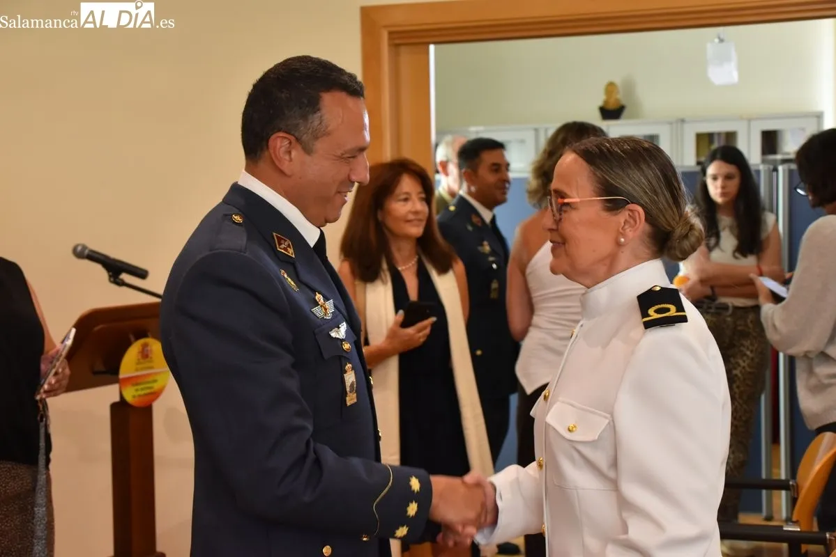 Toma de posesión del coronel José Gallo Rosales como Subdelegado de Defensa en Salamanca. Fotos de Miguel González