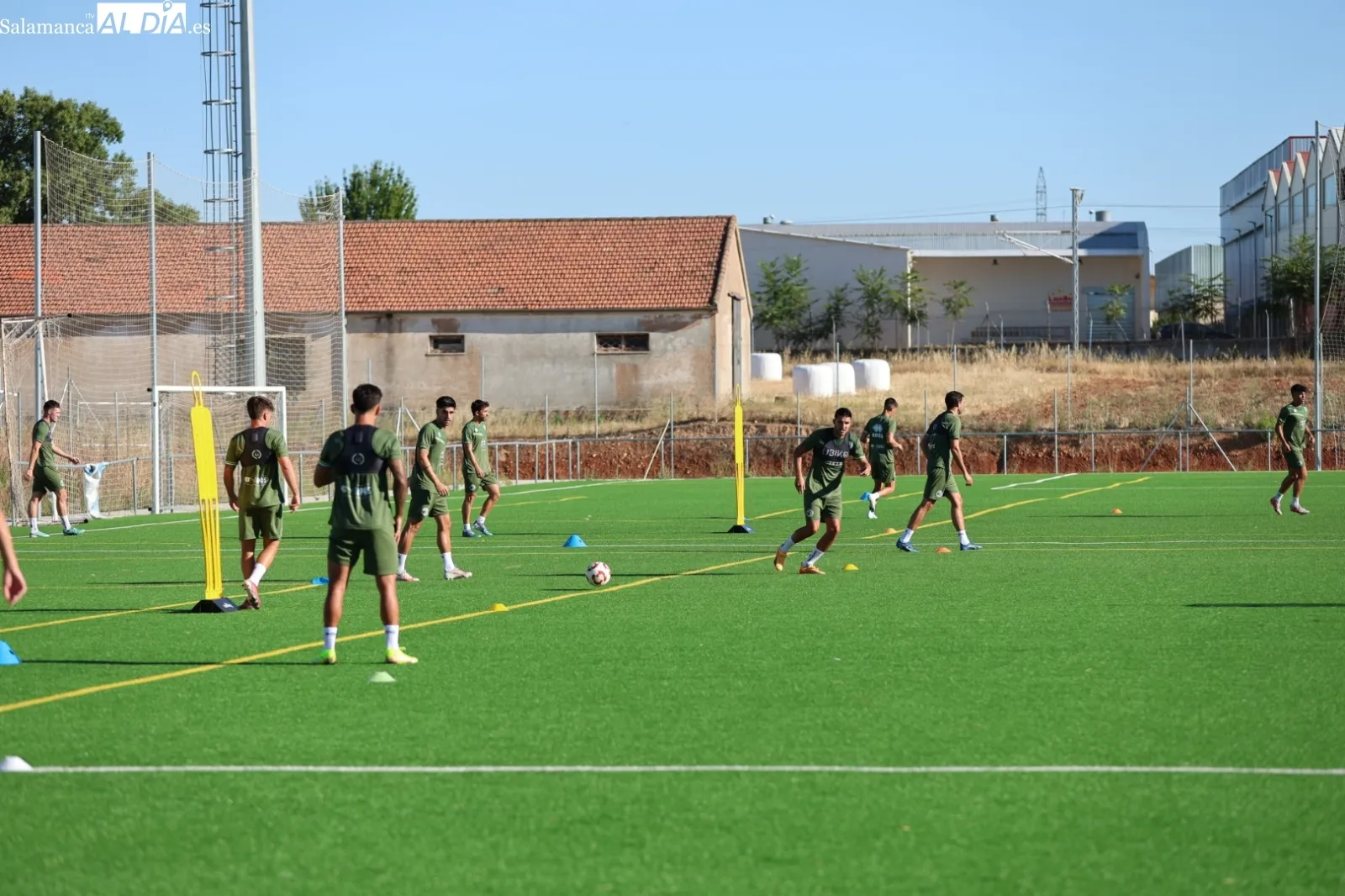 Primera sesión de la pretemporada de Unionistas de Salamanca | Fotos: David Sañudo