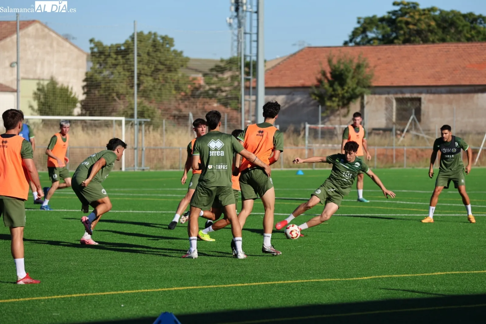 Primera sesión de la pretemporada de Unionistas de Salamanca | Fotos: David Sañudo