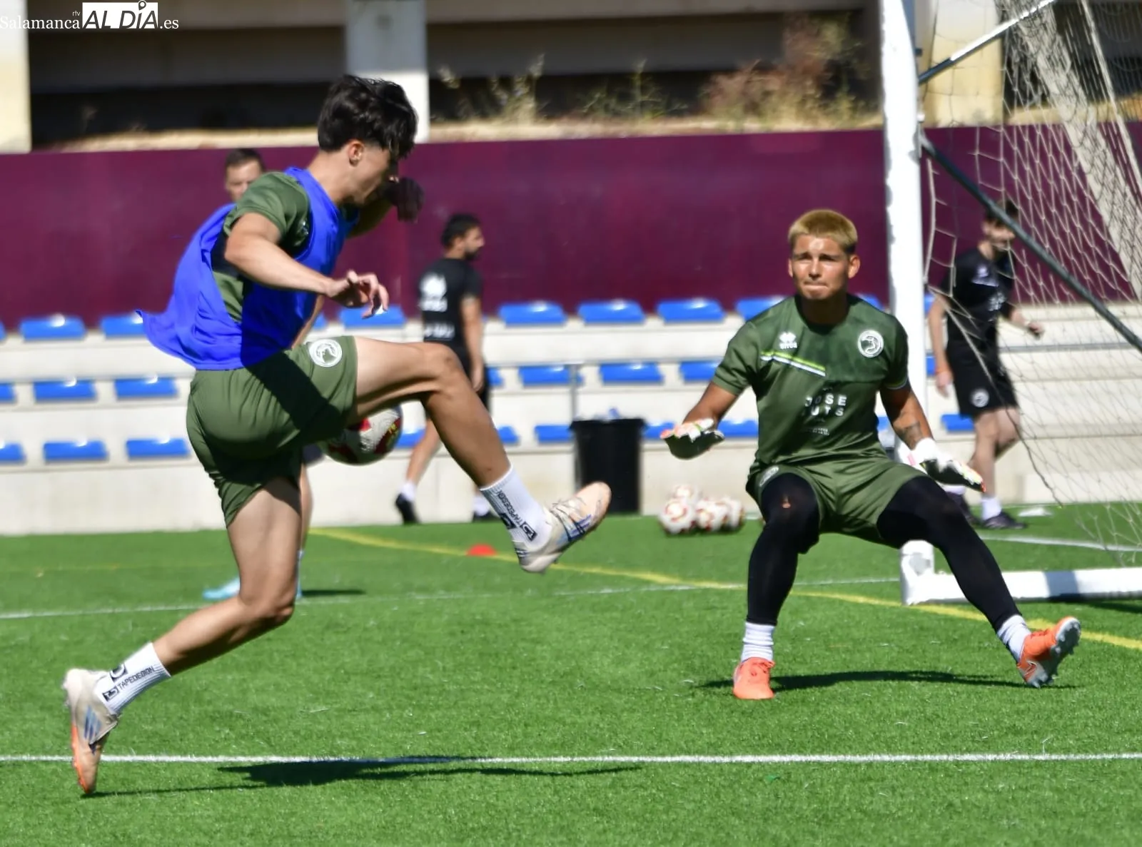 Unionistas aprieta en la pretemporada con doble sesión, dos jugadores al margen y Pachón en los entrenamientos 