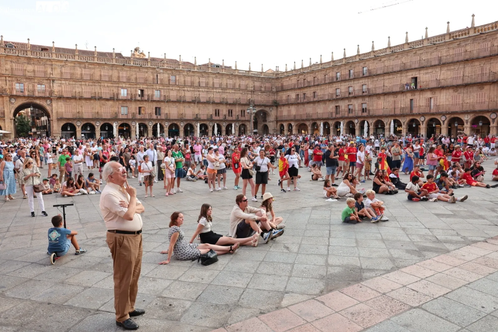 Final Eurocopa Femenina Plaza Mayor | Fotos: David Sañudo