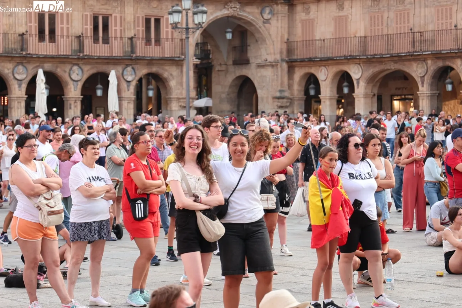 Final Eurocopa Femenina Plaza Mayor | Fotos: David Sañudo