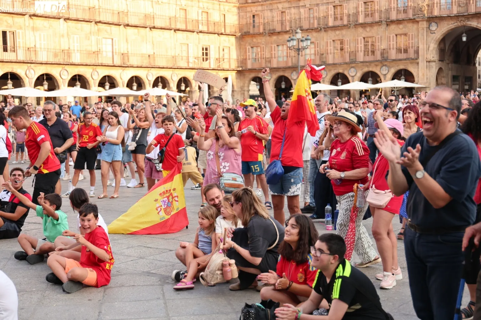 Final Eurocopa Femenina Plaza Mayor | Fotos: David Sañudo