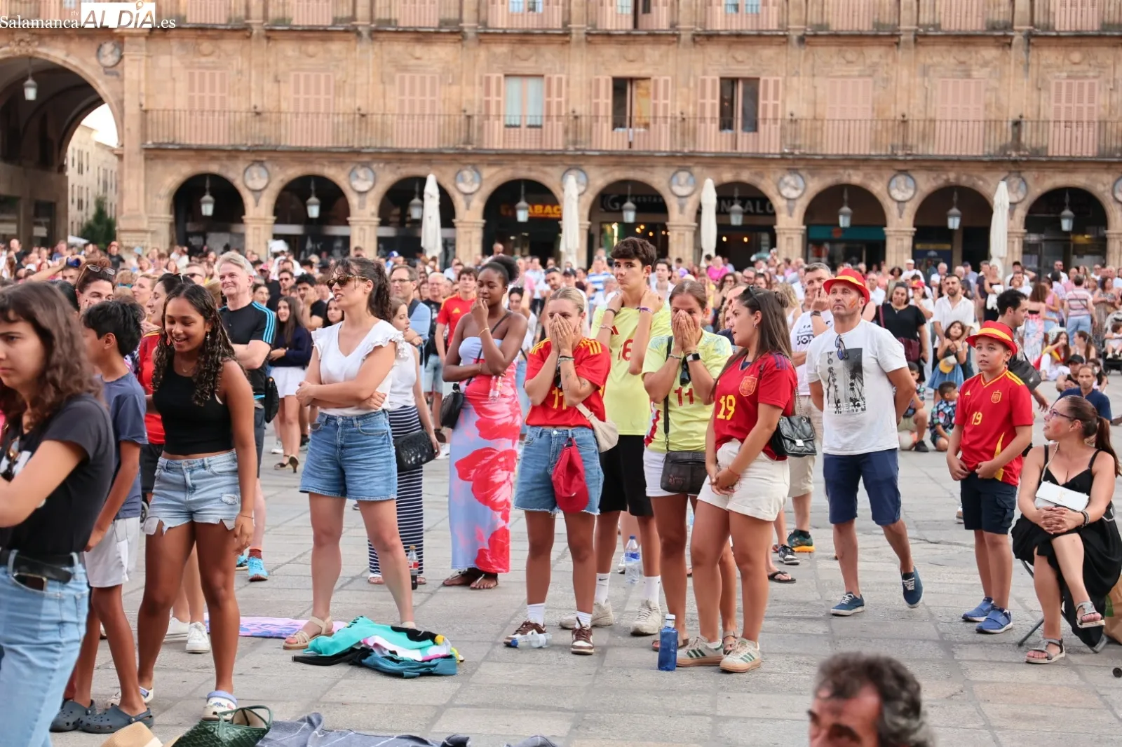 Final Eurocopa Femenina Plaza Mayor | Fotos: David Sañudo
