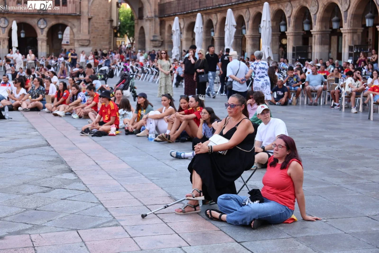 Final Eurocopa Femenina Plaza Mayor | Fotos: David Sañudo