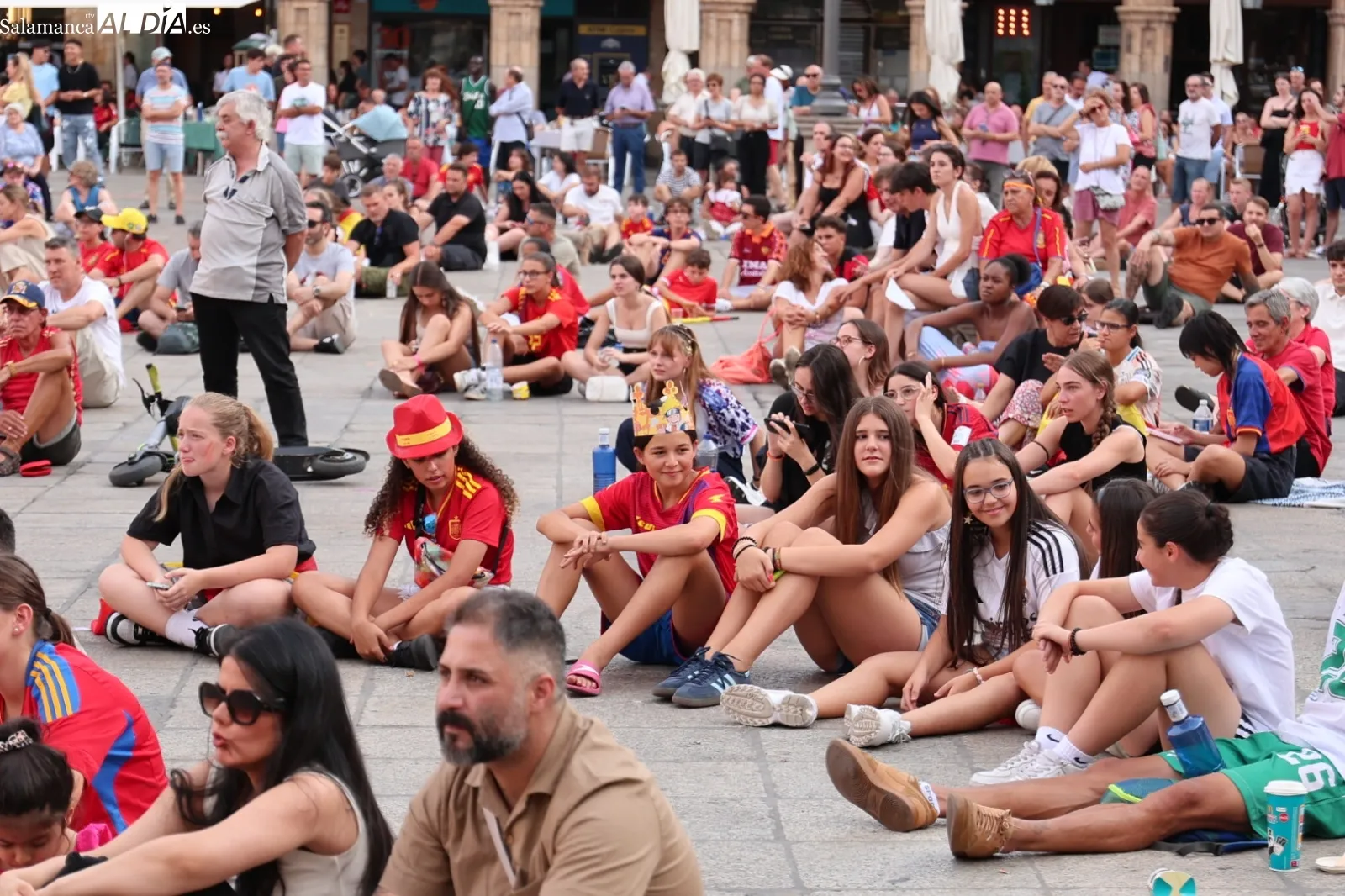 Final Eurocopa Femenina Plaza Mayor | Fotos: David Sañudo