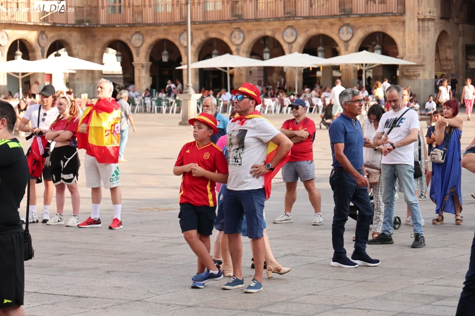 Final Eurocopa Femenina Plaza Mayor | Fotos: David Sañudo