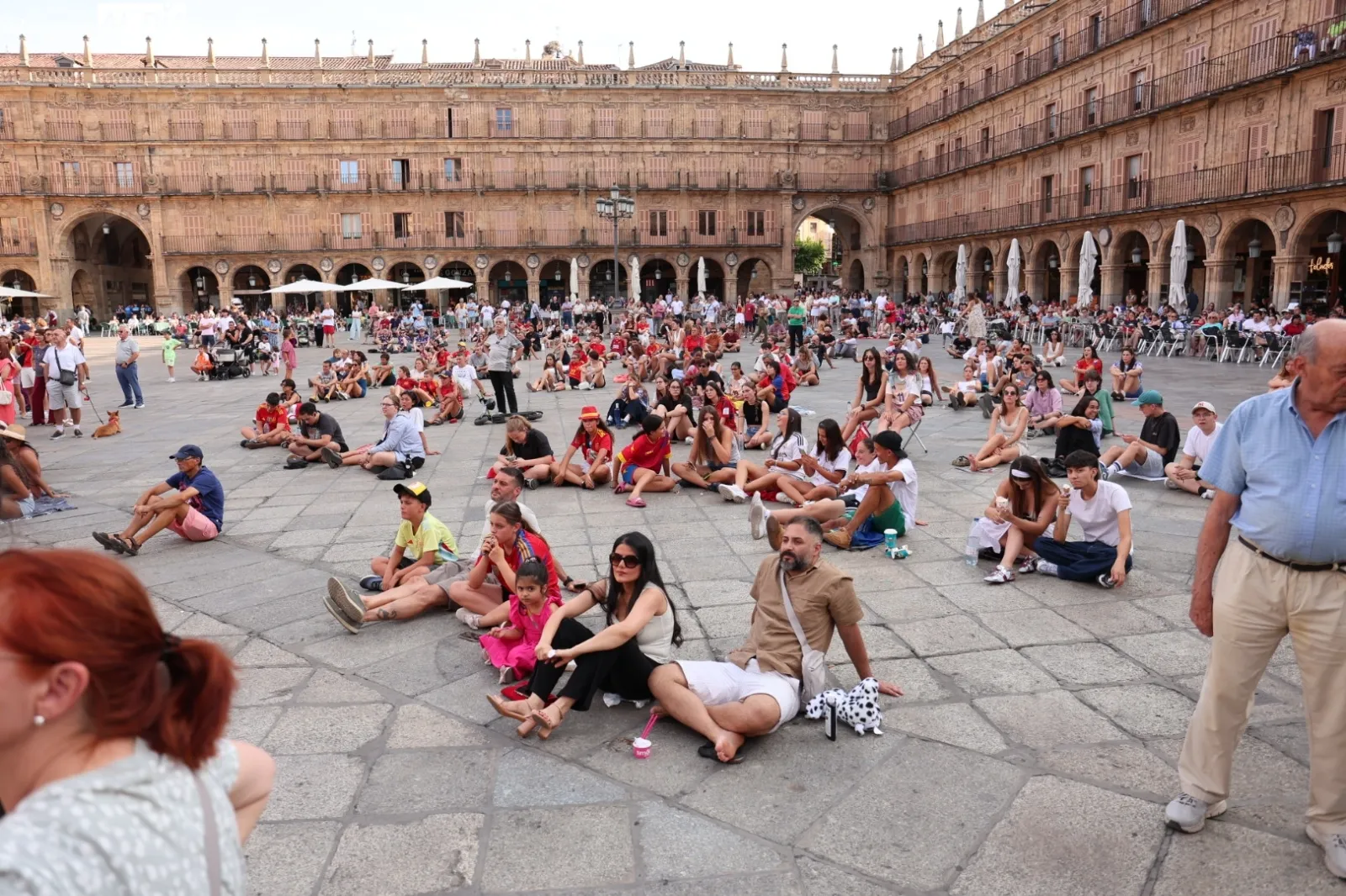 Final Eurocopa Femenina Plaza Mayor | Fotos: David Sañudo