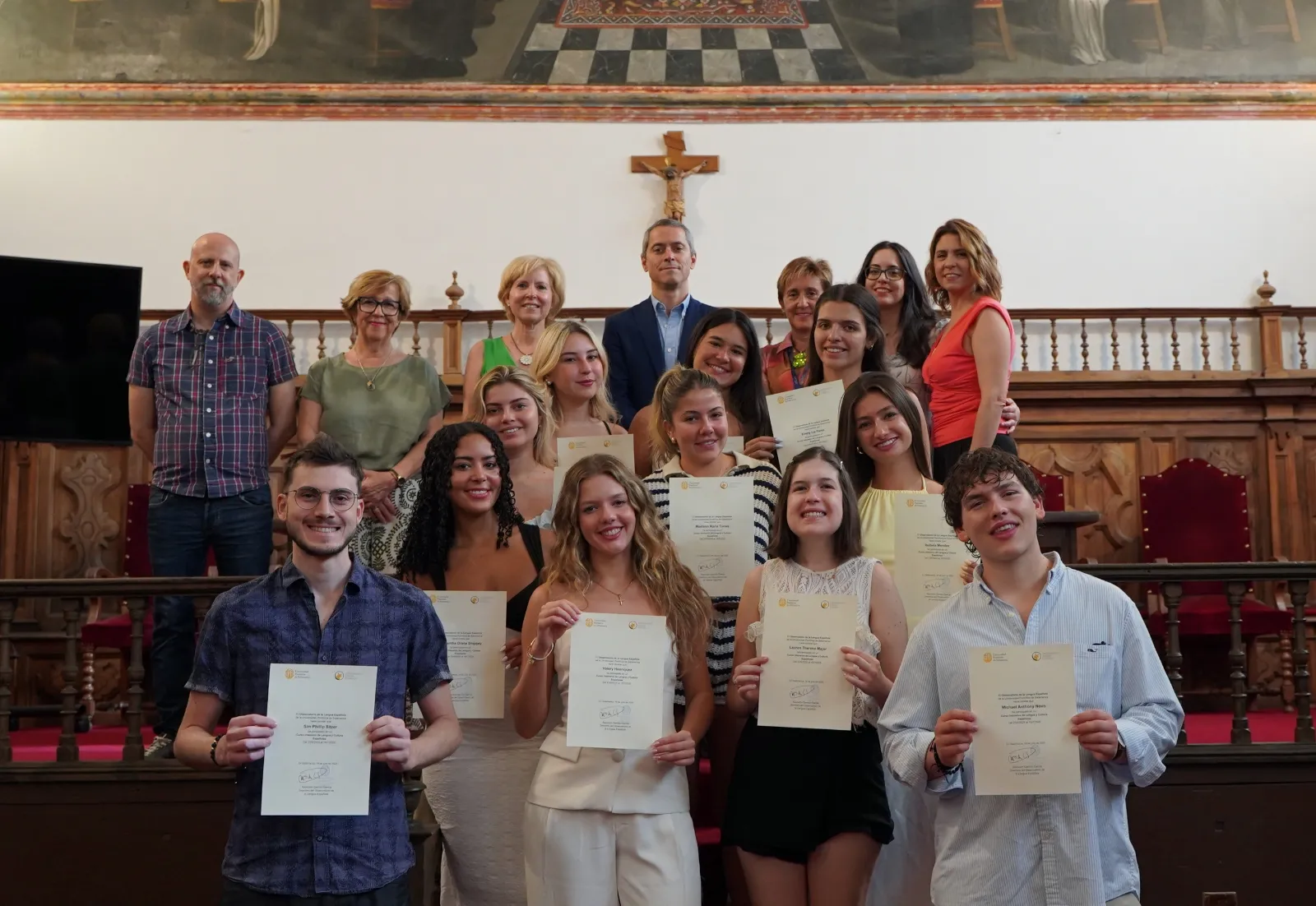 La UPSA despide a los 48 estudiantes internacionales de sus cursos de verano de español