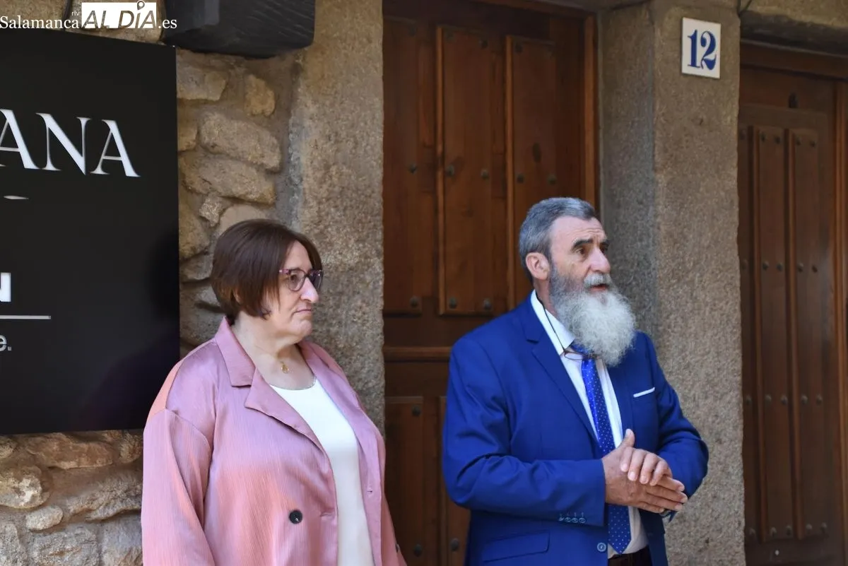 Acto de Embutidos Fermín en La Alberca, con motivo del 20 aniversario de sus exportaciones a Estados Unidos. Foto de Miguel A. González