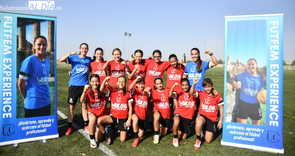 Futfem Experience, primer campus de fútbol para niñas en Salamanca, con Carmen Álvarez y Lauris Rodríguez