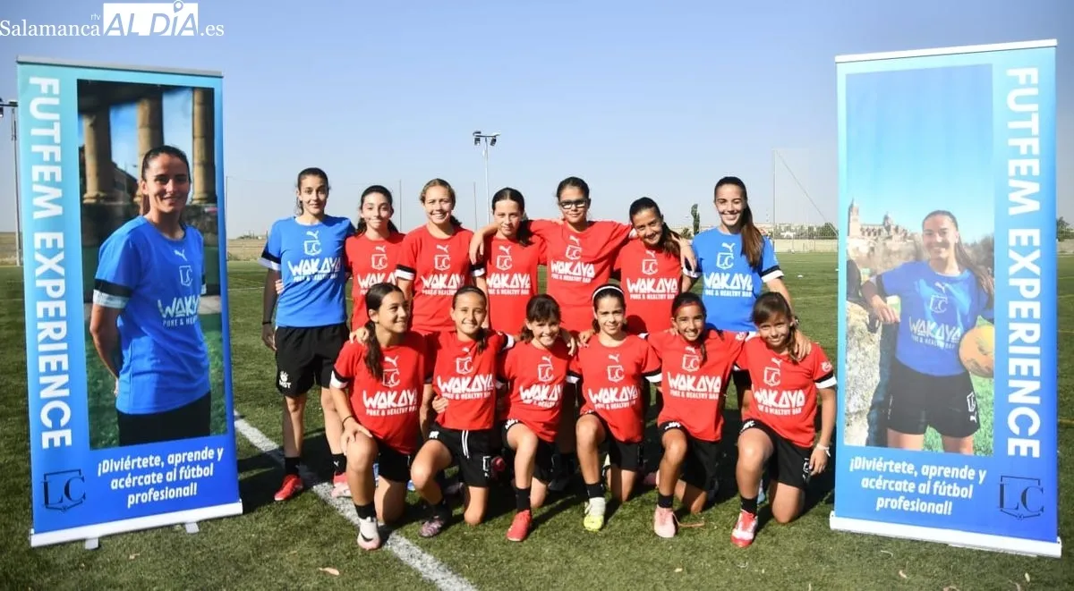 Futfem Experience, primer campus de fútbol para niñas en Salamanca, con Carmen Álvarez y Lauris Rodríguez