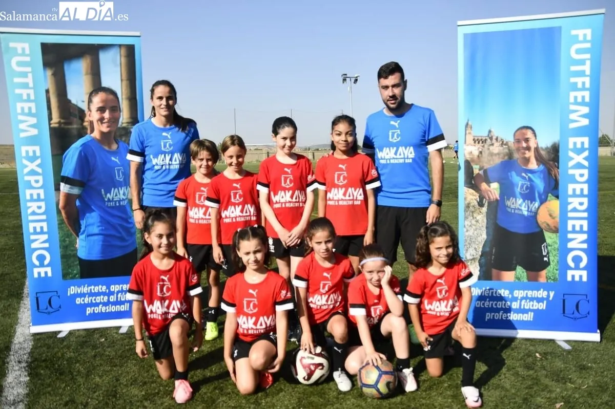 Futfem Experience, primer campus de fútbol para niñas en Salamanca, con Carmen Álvarez y Lauris Rodríguez