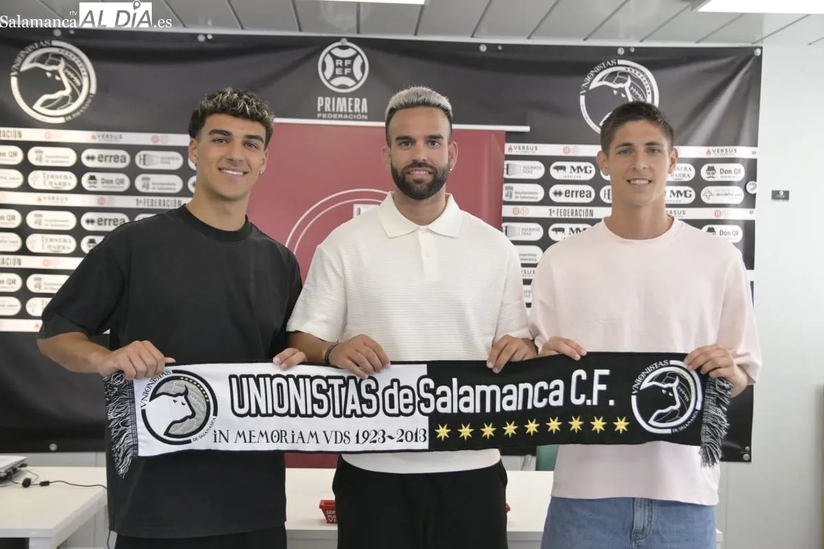 Presentación de Gorjón y Farru como nuevos jugadores de Unionistas