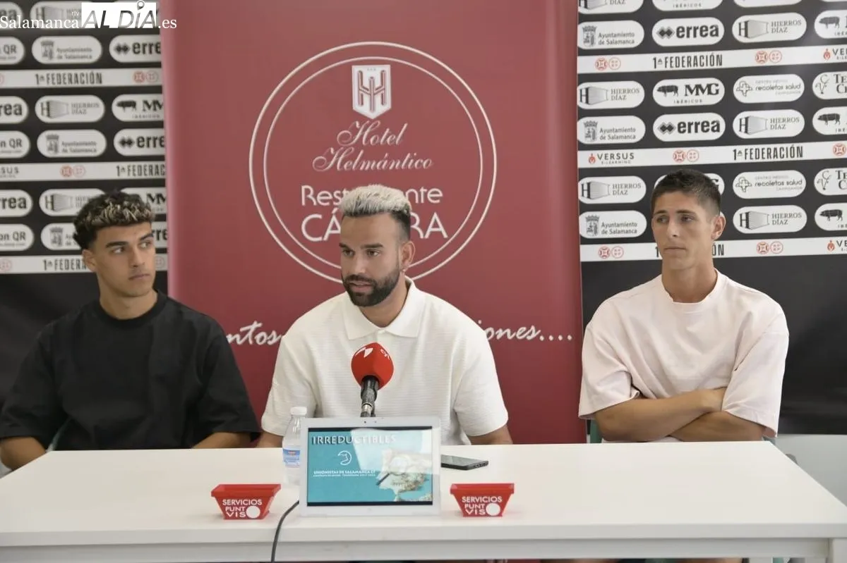 Presentación de Gorjón y Farru como nuevos jugadores de Unionistas