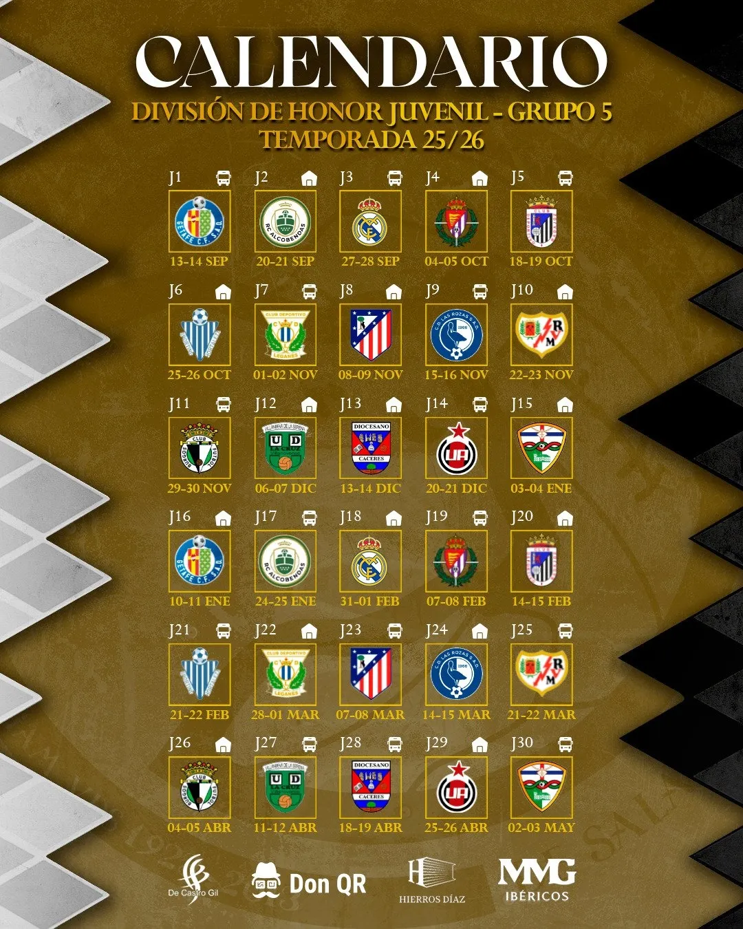 Foto 2 - Este es el calendario para el Unionistas Juvenil en su primera temporada en Divisi&oacute;n de Honor